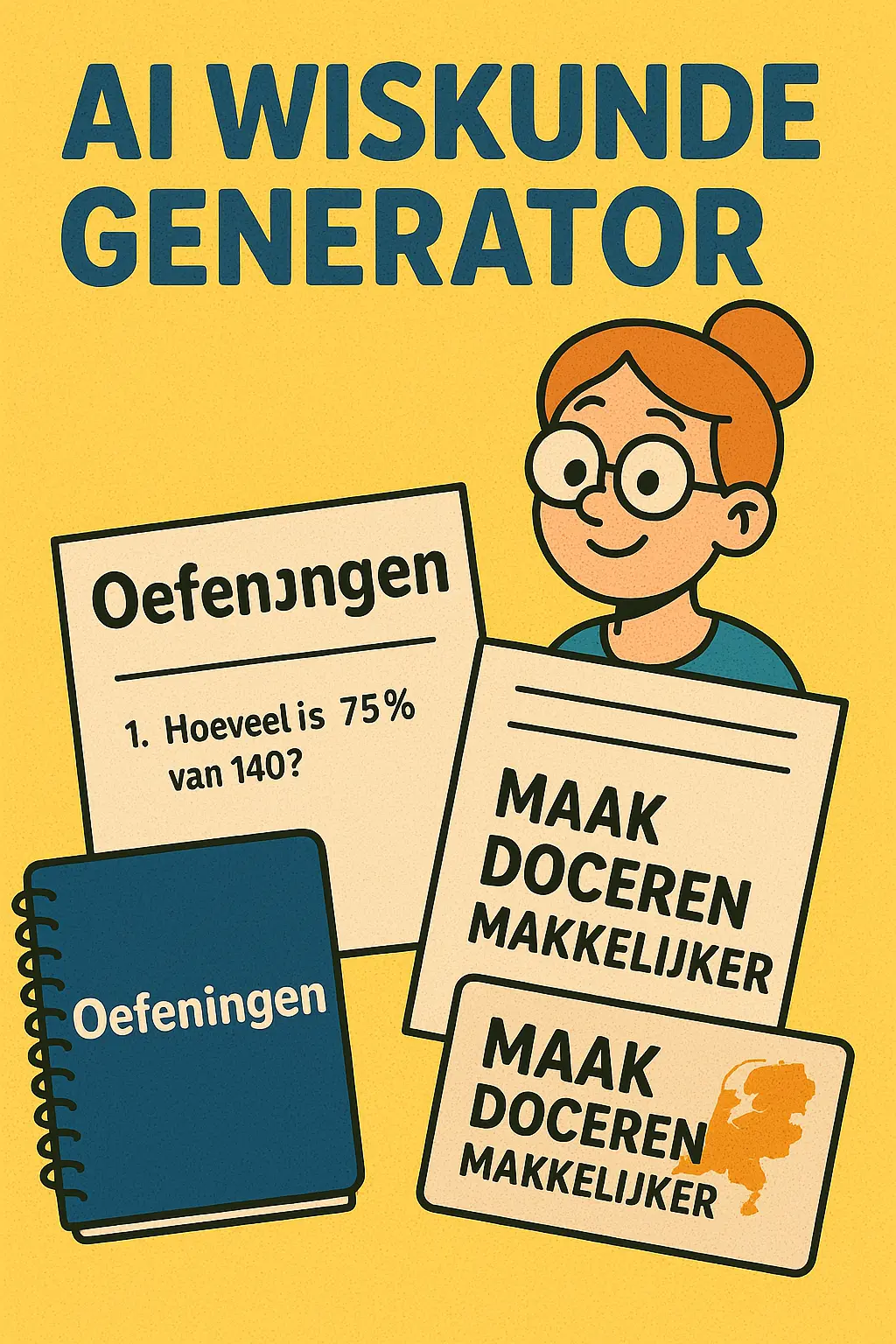 Leerlingen gebruiken AI Wiskunde Generator